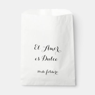 El Amor ES Dulce-はこれらの好意のバッグをカスタマイズ フェイバーバッグ