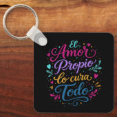 El amor propio lo cura todo キーホルダー (正面)