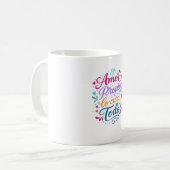 El amor propio lo cura todo コーヒーマグカップ (正面左)