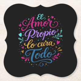 El amor propio lo cura todo ペーパーコースター