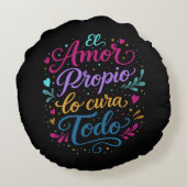 El amor propio lo cura todo ラウンドクッション (裏面)