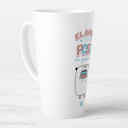 │El amor y los postres カフェラテマグ (左アングル)