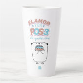 │El amor y los postres カフェラテマグ (正面)