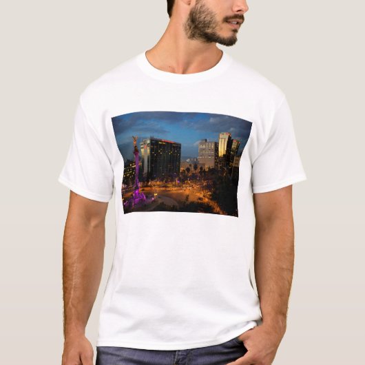 El Angel De Independenciaのメキシコ陸標 Tシャツ (正面)