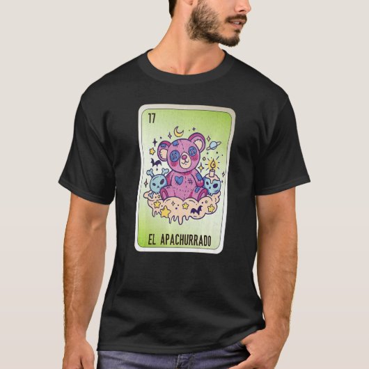 EL Apachurrado Mexican Slang Lottery Bingo Cards   Tシャツ (正面)