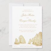 El Arco Cabo San Lucas Arch Weddining 招待状 (正面)