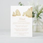 El Arco Cabo San Lucas Kindly Reply | Meal Options エンクロージャーカード (スタンド正面)