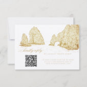 El Arco Cabo San Lucas Kindly Reply QR Code 出欠カード (正面)