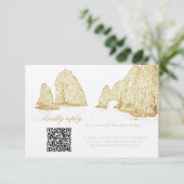 El Arco Cabo San Lucas Kindly Reply QR Code 出欠カード (スタンド正面)