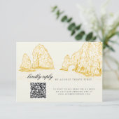 El Arco Cabo San Lucas Kindly Reply QR Code 出欠カード (スタンド正面)