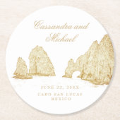 El Arco | Cabo San Lucas MEXICO ラウンドペーパーコースター (正面)