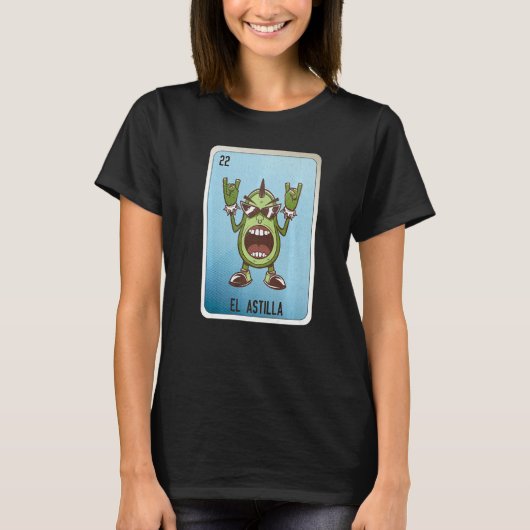 El Astilla Mexican Slang Lottery Bingo Cards   Tシャツ (正面)