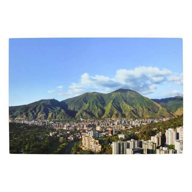 El Avila de día - MAXIMA RESOLUCIÓN メタルプリント (正面)