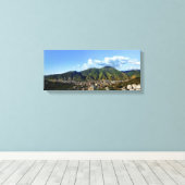 El Avila de día - panorama full alta resolución キャンバスプリント (インサイチュ (ウッドフロア))