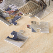 El Azhar、壮大なカイロのパブに導く通り。 1846年 ジグソーパズル (側面)