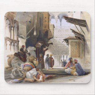 El Azhar、壮大なカイロのパブに導く通り。 1846年 マウスパッド