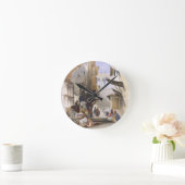 El Azhar、壮大なカイロのパブに導く通り。 1846年 ラウンド壁時計 (ホーム)