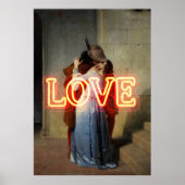 El Bacio Remix – Neon “LOVE” Wall Art & Merch ポスター (正面)