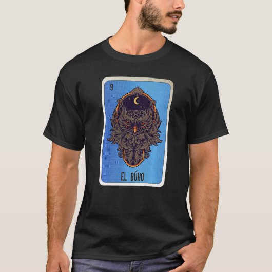 El Buho Mexican Slang Lottery Bingo Cards   Tシャツ (正面)