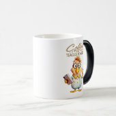 El café me da poderes de maestro モーフィングマグカップ (正面右)