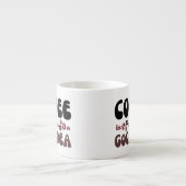 El café siempre es una buena idea エスプレッソカップ (正面)