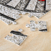 El Caminoの貝、舗装、スペイン(キャプション) ジグソーパズル (側面)