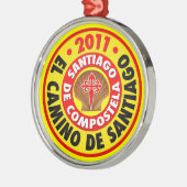 El Camino deサンティアゴ2011年 メタルオーナメント (左)