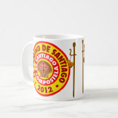 El Camino Deサンティアゴ2012年 コーヒーマグカップ (正面左)