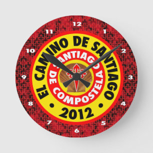 El Camino Deサンティアゴ2012年 ラウンド壁時計