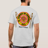 El Camino deサンティアゴ2012年 Tシャツ (裏面)