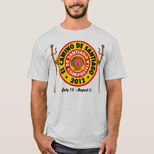 El Camino deサンティアゴ2012年 Tシャツ (正面)