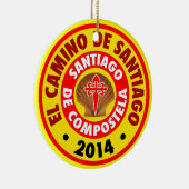 El Camino Deサンティアゴ2014年 セラミックオーナメント (右)