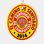 El Camino Deサンティアゴ2014年 セラミックオーナメント (左)