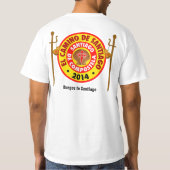 El Camino deサンティアゴ2014年 Tシャツ (裏面)