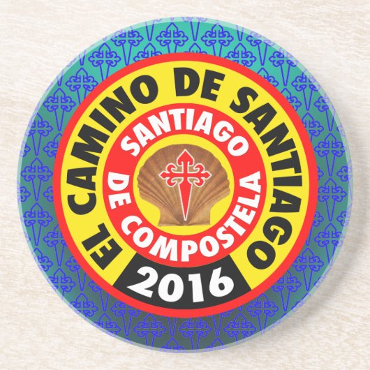 El Camino deサンティアゴ2016年 コースター (正面)