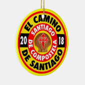 El Camino Deサンティアゴ2018年 セラミックオーナメント (右)