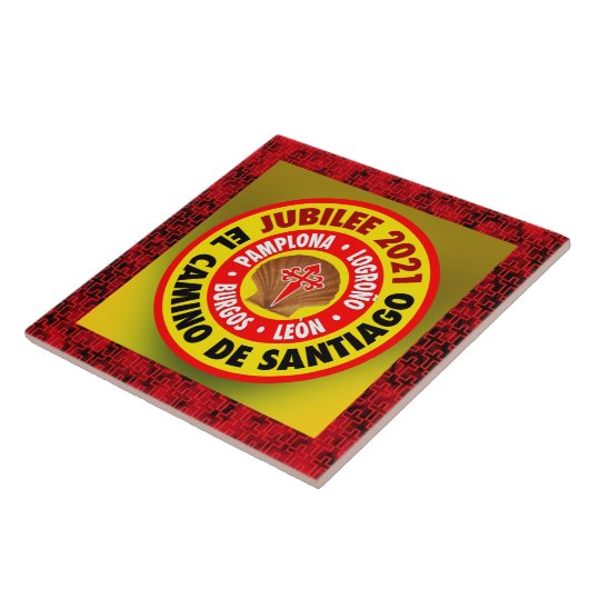 El Camino deサンティアゴ2021年 タイル (側面)