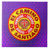 El Camino deサンティアゴ タイル (正面)