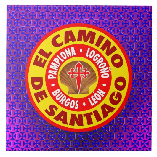 El Camino deサンティアゴ タイル (正面)