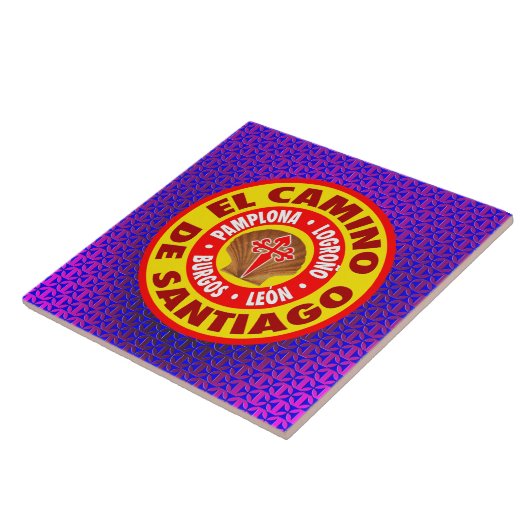 El Camino deサンティアゴ タイル (側面)