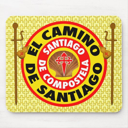 El Camino deサンティアゴ マウスパッド (正面)