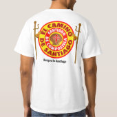 El Camino Deサンティアゴ Tシャツ (裏面)