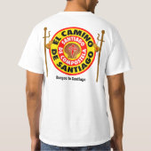 El Camino Deサンティアゴ Tシャツ (裏面)