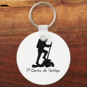 El Camino de Santiago – バケットリストハイキング キーホルダー (正面)