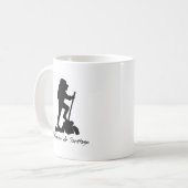 El Camino de Santiago – バケットリストハイキング コーヒーマグカップ (正面左)