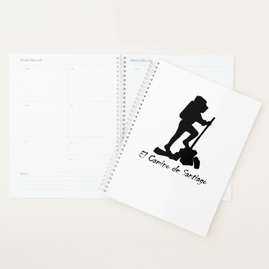 El Camino de Santiago – バケットリストハイキング プランナー手帳 (ディスプレー)