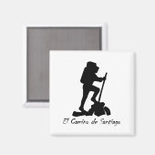 El Camino de Santiago – バケットリストハイキング マグネット (正面/裏面)