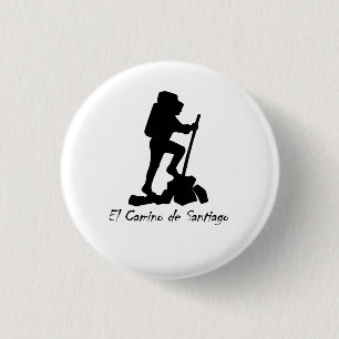 El Camino de Santiago – バケットリストハイキング 缶バッジ