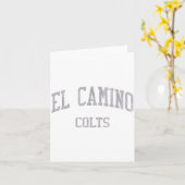 El Camino High School Hs South San Francisco Ca Vi カード (黄色い花)