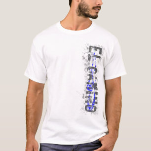 El Camino Vertの青いv2 Tシャツ